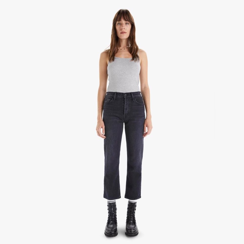 Mother Denim Tomcat Jeans in Lies Lies Lies